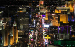 Vegas Strip View at Night