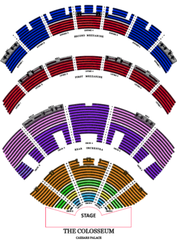 Colosseum Seating Chart